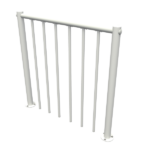 Balustrade-rækværk til Rondo Zink Color - Billede 6
