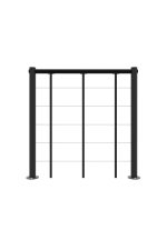 Balustrade-rækværk til Spino Zink Color