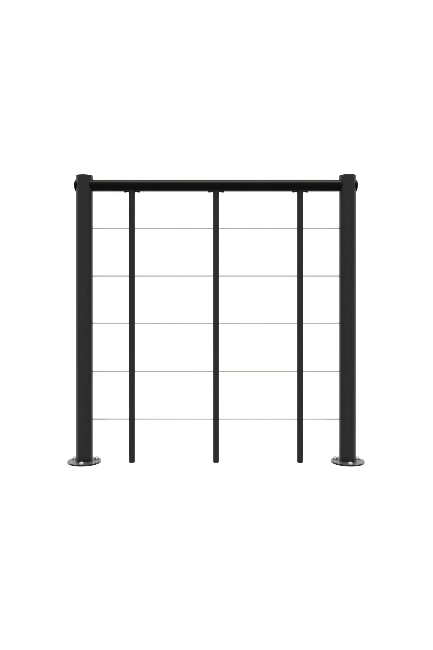 Balustrade-rækværk til Spino Zink Color